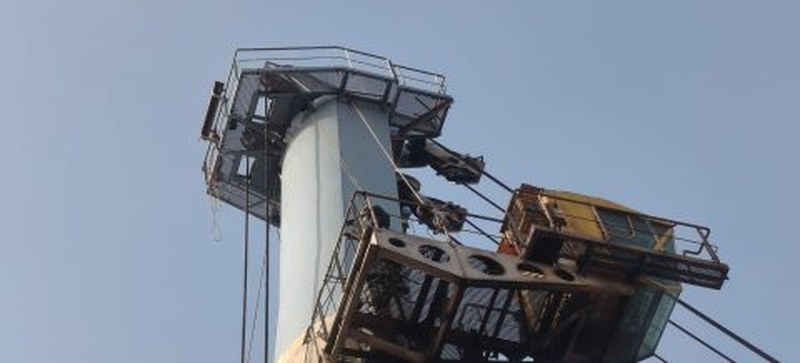 Steelpaint успешно завершила ремонтное покрытие портового крана в Индии