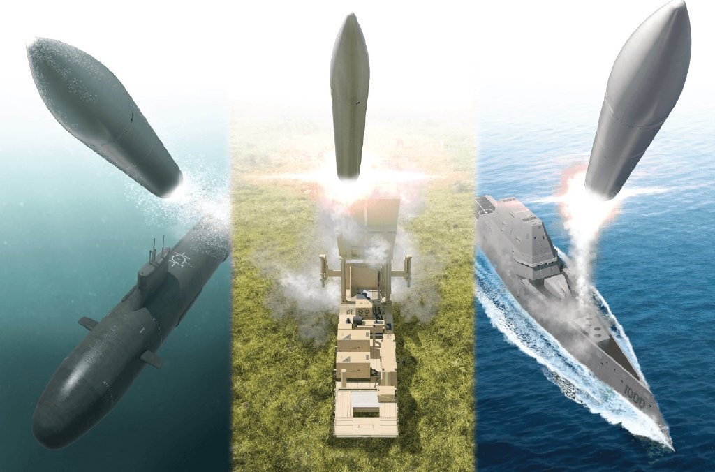 ВМФ США рассматривает новые способы запуска гиперзвуковых ракет Conventional Prompt Strike с помощью вертикальных пусковых установок и контейнеров
