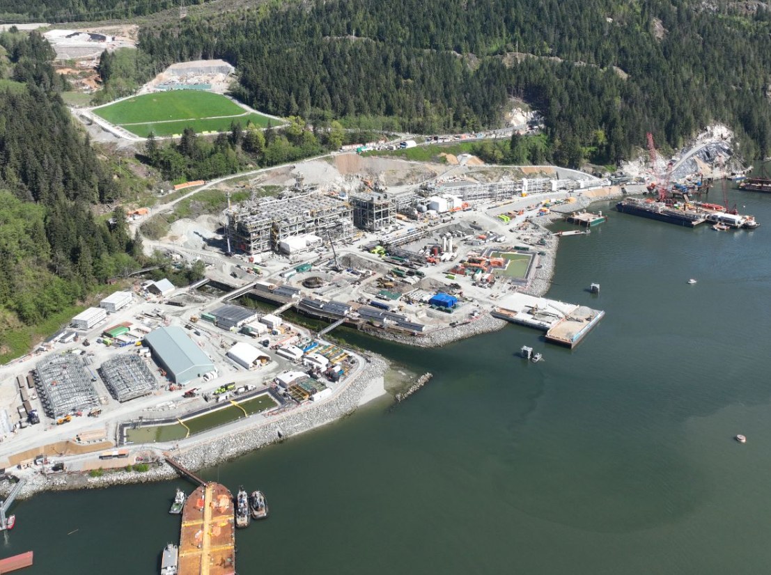 Строительство терминала Woodfibre LNG продолжается в Британской Колумбии